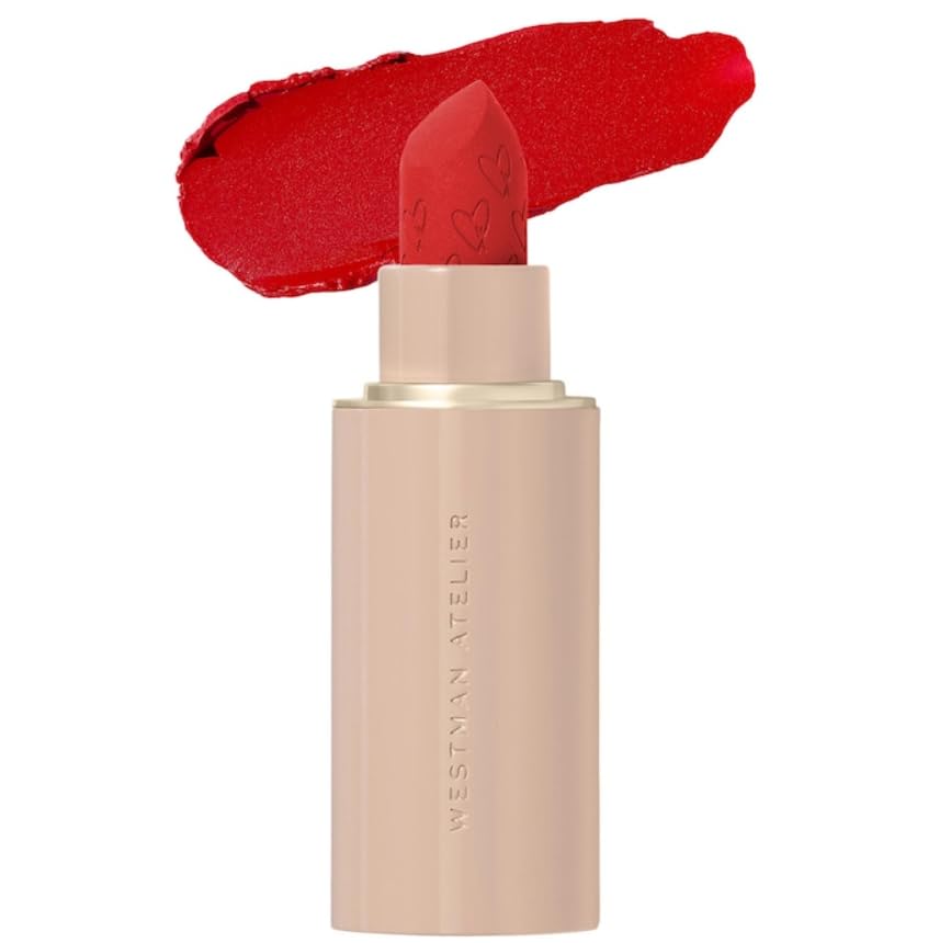 WESTMAN ATELIER Lip Suede Matte Lipstick - Le Rouge & Complimentary Sheet Masque