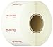 Brady CLWO-317-1 Repositionable Vinyl Cloth I.D. Pro Plus, Ls2000 & Bradymarker xc Plus Printer Labels , Red On White, Legend "Rejected" (500 Labels per Roll, 1 Roll per Package)