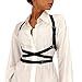 Women's Waist Harness Belt Body Chest Harness Belt, Adjustable Gothic Punk Leather Suspender Body Harness Bondage Strap for Ladies, Cosplay Costume Rave Nightclub Clubwear Masquerade Party Accessories