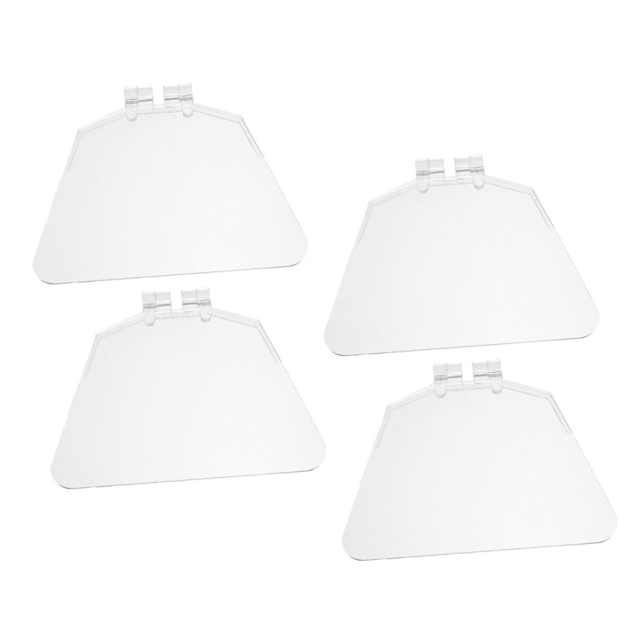 Uonlytech Grinding 4 Pack Bench Eye Protector Universal Plastic Sheet Easy Install Replace