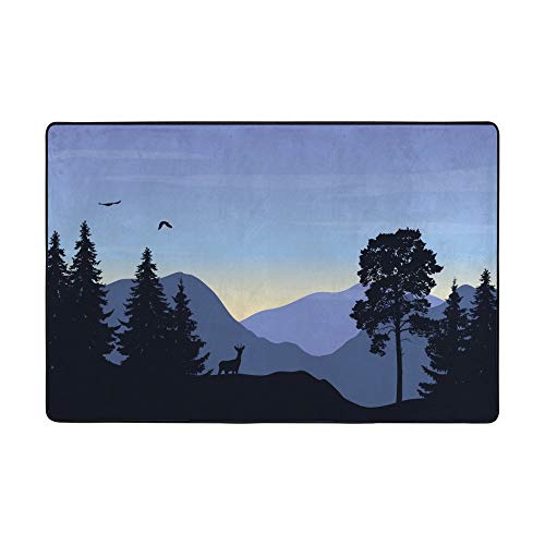 Tapis de sol rectangulaire durable Ruchen pour salle à manger - 6