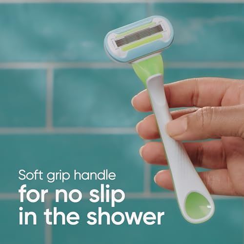 Image of Gillette Venus Extra Smooth Green Disposable Women's Razors, 2 Count (Pack of 2)