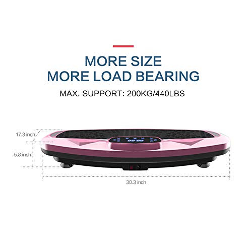 Nimto Vibration Plate Exercise Machine Whole Body Workout Vibration Fitness Platform For Home Fitness & Weight Loss + Bt + Remote, 99 Levels #TOP2
