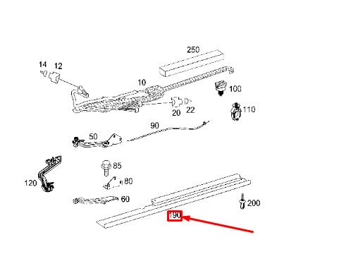 MB Sprinter 906 Protective Film Rear Right A906983058564 : Amazon 