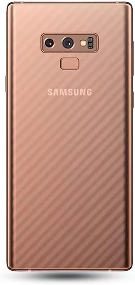 for Samsung Galaxy Note 9 Back Screen Protector Carbon Fiber Guard Film-2 Packs-Transparent