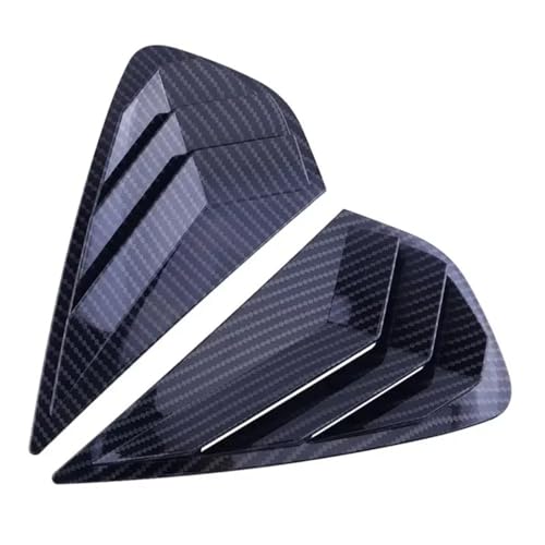 Garniture de vitres latérales arrière look carbone pour Kia Forte K3 protection solaire