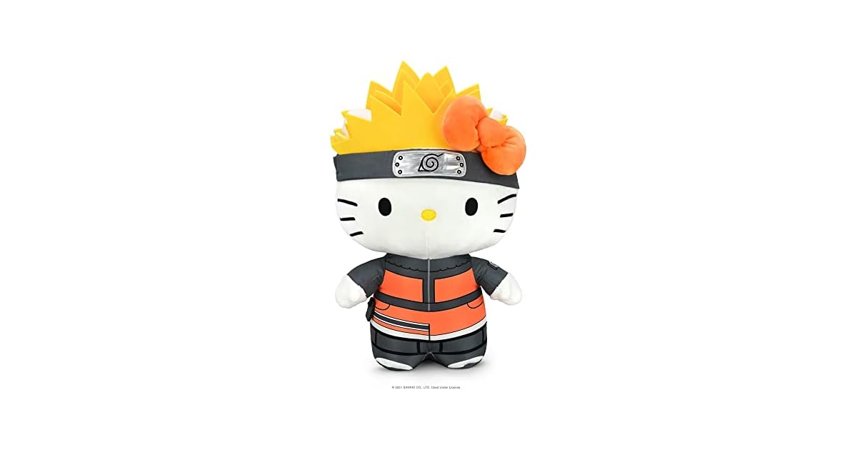 Sanrio Hello Kitty x Naruto 13" Medium Plush only 25.99