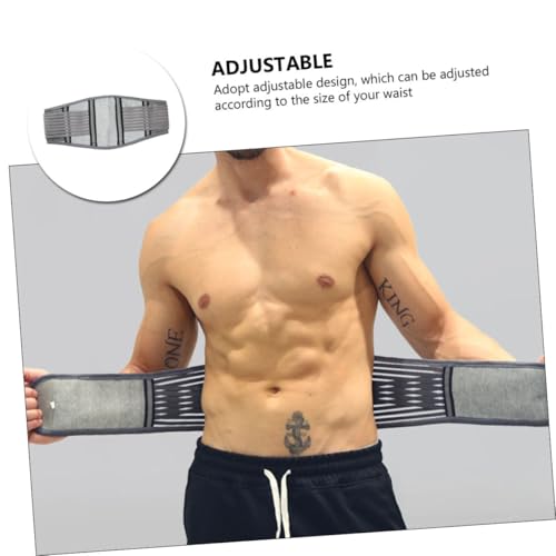 Faja lumbar CALLARON soporte ergonómico cintura plata gris miniatura 3