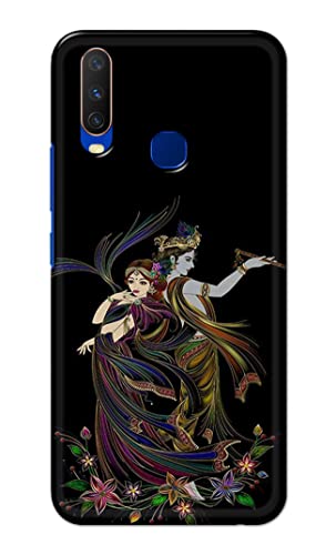 Image of Lord Radha and Krishna Hard Back Case Cover for Vivo Y15 / Vivo Y17 / Vivo U10 / Vivo Y12 / Vivo Y11 (6.35 inch) Back Cover -(J5) VNS2223