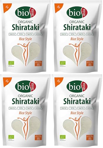 Miyata Shirataki, Arroz De Harina De Konjac, Bio 270 g (Paquete de 4)