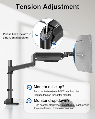 ErgoFocus Heavy Duty Single Monitor Mount for Max 49" Ultrawide Screens - image 8