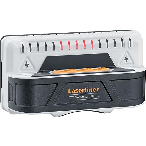 Laserliner Ortungsgerät StarSensor 150 080,977A Ortungstiefe (MAX,) 40 mm Geeignet für Holz, spannungsführende Leitungen, eisenhaltiges Metall (080,977A) Marke