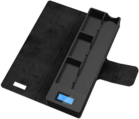 Charger compatible Juul– Power Bank – Portable Case for Charging your Juul in Car or on the Go – 3 Pods – Battery Charging Rate Display on LED Screen, Portable Charger Design and Practical