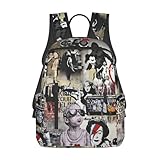 [ZOOKISS] バンクシー モダンアー リュックサック アニメ バックパック 大容量 収納便利 軽量 通学 旅行 多機能 男女兼用 お祝い プレゼント リュック