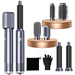 MogaWave Airbrush 6 in 1 Multi Styler Air Brush Hair Styler Air Styler 6 in 1 Magic Styler, Blow Dry Hair Brush, Air Curler, for Drying and Styling Straightening Volumizing Curling Sleeking