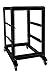 RAISING ELECTRONICS 15U 4 Post Open Frame 19inch Server/Audio Steel Rack 31inch Deep