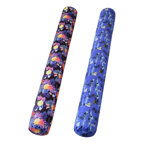 XLYLKS 2 Pack Inflatable Swim Pool Noodles, Premium Fabric-Covered Swim Floats for Adults, 56 '' Swimming Pool Noodles for Floating, Adults Pool...