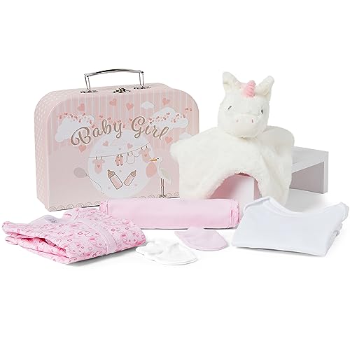 Kit Neonato Accessori per Femminuccia – Box Neonato con Doudou –...
