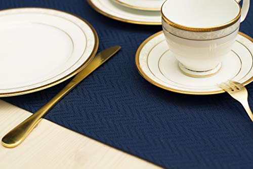 Navy Blue Table Runner 72 Inch, Waterproof Dresser Scarf, Outdoor Coffee Table Runner - Elegant Dining Table Runners For Fiesta, Dinner Parties, Events, Wedding, Decor For Thanksgiving, Halloween #TOP4