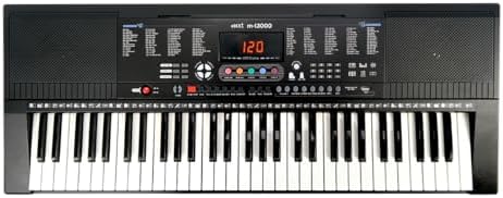 Teclado Musical MXT Profissional com 61 teclas Sensitivas 500 Tim...