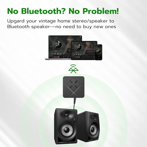 Image of Ultrbeka 2026 Bluetooth 6.0 Receiver for Home Stereo with 3.5mm /RCA, Bluetooth Adapter for Stereo Receiver, Amplifier, Speaker, HiFi