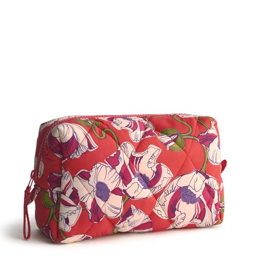 Vera Bradley Featherweight Medium Cosmetic, Swirling Poppies2