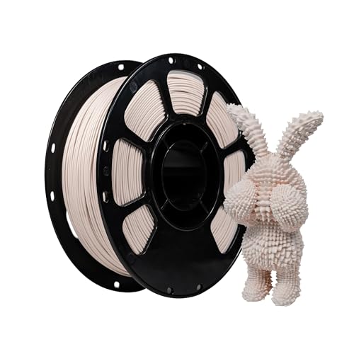 Image of iBOSS Matte PLA+ Filament Beige 1KG, 1.75mm 3D Printer Filament Dimensional Accuracy + /- 0.02mm, 1kg Carboard Spool (2.2lbs) for Most FDM 3D Printers (Matte Beige)