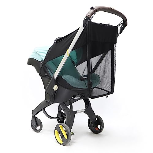 2 in 1 Strollers Sun Shade Net fit DOONA Baby Stroller and Carseat Sunshade Extension UV Protection Sun Cover Awning Umbrella 360Â° Full Coverage Snooze Shade Breathable Sun Protection Canopy
