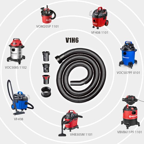 Vacmaster, 1,8 m Vakuum-Zubehörschlauch, V1H6
