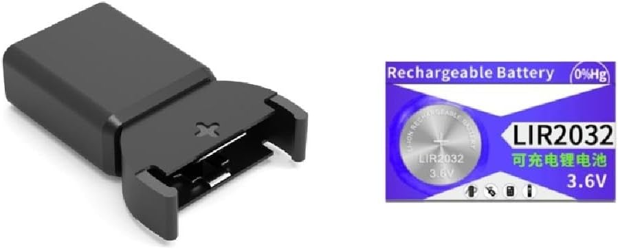 2032 batterij opladen knop oplaadbaar, USB C opladen, mini-knoopcel voor LIR2032 LIR1632 LIR2025 LIR2016 LIR2032H, compatibel met de batterij