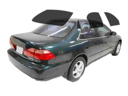 AUTOTEK Precut Windows Tint Film All Sides Cars Sun Blocking Protection Privacy Anti Shatter Glass 2 Ply Film Any Tint Shade kit for Honda Accord Sedan 1998-2002