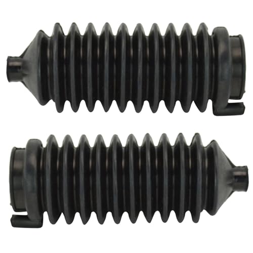 TRQ Rack Pinion Inner Tie Rod Steering Bellow Boot LH RH Pair 2 Piece for Chevy GMC Buick