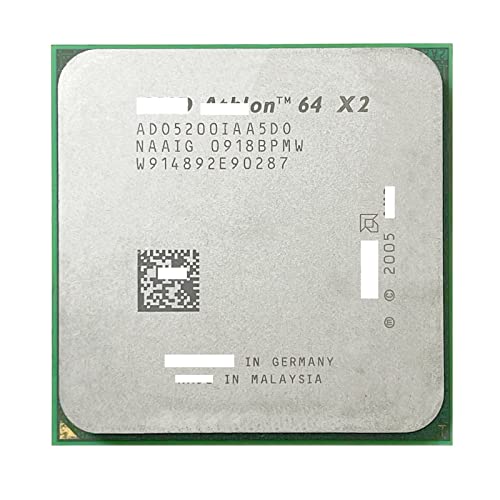 3PC 64 X2 5200+ X2 5200 2.7 GHz �f���A���R�A CPU �v���Z�b�T ADO5200IAA5DO �\�P�b�g AM2