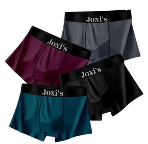 Image of Joxi's Men's Cotton Blend Trunks Pack of 4 | Soft Stretch Comfortable for Men