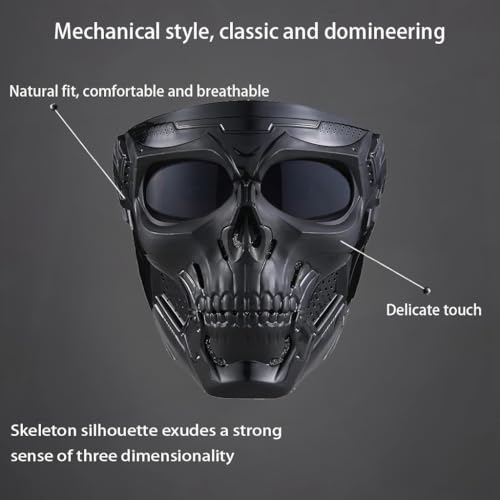 Image of Motorcycle Face Mask Full Face,Dirt Bike Goggles Motocross, ATV, Offroad, Riding Racing Goggles for Men Women