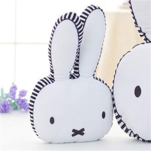 NOBRAND Cartoon Dog Pillow Creative Simple Plush Toy Removable Washable Cushion Personality Personality Portable Soft Toy Bed, Lap, Sofa (Color : Rabbit-60 * 38cm)