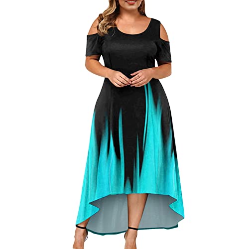 ZDDP figurbetontes Kleid Abendkleid große größen Strickkleid Sommer...