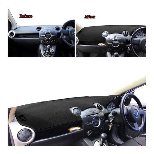 Tapis tableau de bord anti-reflet pour trajets en Mazda 2 - 4