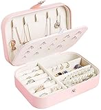 【Multifunzione】： Questo organizer per gioielli da donna è perfetto per riporre i tuoi anelli, orecchini, collane, braccialetti, fermaglio per orologi e capelli, una partizione funzionale ragionevole che rende tutti i gioielli perfetti. Non ti devi preoccupare della collana intrecciata, degli anelli e degli orecchini lasciati in giro.