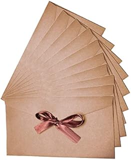 5x7" Quality C6 A6 Invitations Envelopes Gold Edge for Business Party Wedding Greeting Cards Holiday Triangle Self Seal Wallet 100gsm 10 Pcs