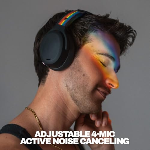 Image of Skullcandy Crusher ANC 2 Wireless Over-Ear Bluetooth Headphones with Multi-Sensory Bass, Active Noise Cancelling, Up to 60 Hours Battery, Microphone for iPhone Android - All Love 2026