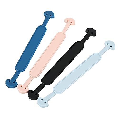 Beavorty 20 Piezas Cuerda de Extensión para con para Accesorios Antideslizantes y Cómodos Colores Azul Negro Azul Rosa