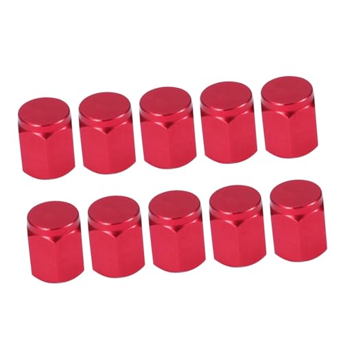 Totority 10 tapones hexagonales para válvulas de bicicleta, fáciles de instalar, tapas protectoras contra el polvo para llantas de montaña y carretera, colores surtidos