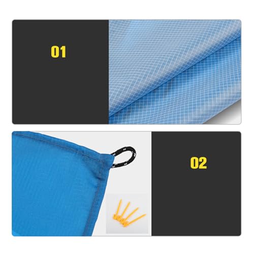 Couverture de pique-nique imperméable et isolante avec tapis de plage - 8