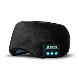Máscara para Dormir com Som Bluetooth, Fone de Ouvido Integrado, Preto, Tapa Olho com Som, Máscara de Dormir com Fone de Ouvido, Sleep Mask