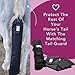 MANE & STABLE Waterproof Horse Tail Bag – Adjustable Protective Wrap & Guard for Braided or Loose Tails – Quick-Release, Show-Ready Tail Care for Equestrians – 31.5