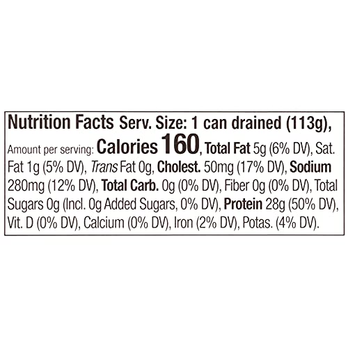 Bumble Bee Solid White Albacore Tuna In Oil, 5 Oz Can (Pack Of 24) - Wild Caught Tuna - 28G Protein Per Serving - Non-Gmo Project Verified, Gluten Free, Kosher - Great For Tuna Salad & Recipes #TOP6