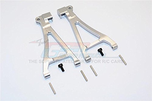 Racing Traxxas 1/16 Mini E-Revo/Mini Summit Aluminum Front Lower Arm - 1Pr Set Gray Silver