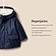 Amazon Essentials x Sofia Grainge Baby Jungen Wasserabweisende Regenjacke, Marineblau, 24 Monate