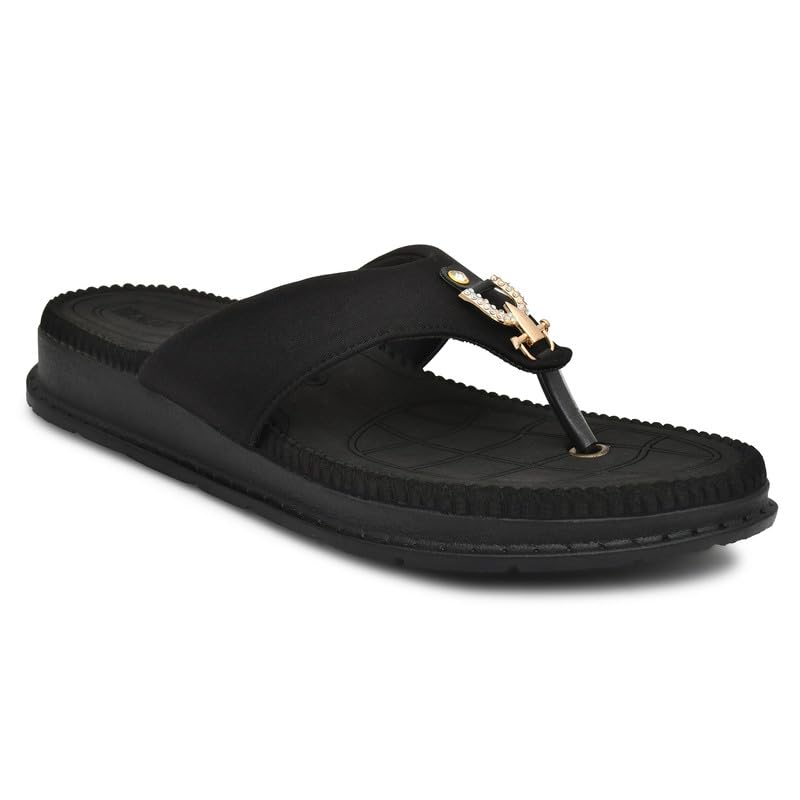 Image of HEALTH FIT Diabetic & Orthopedic with Super Extra Soft Ortho Care Anti-Skid Doubleu Flip-Flops for women Slippers /Doctor Chappal & Footwear HF329